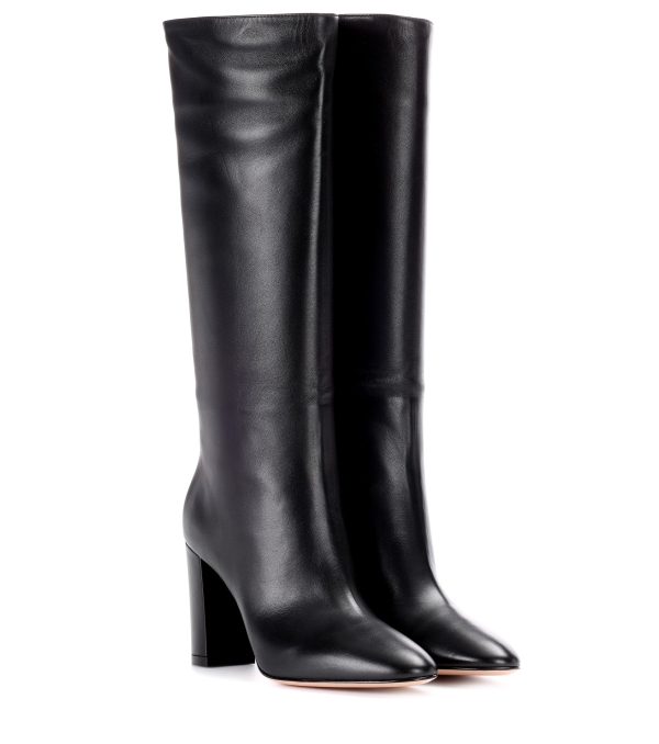 High leather boots 