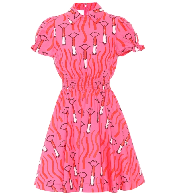 Rochie de bumbac cu guler