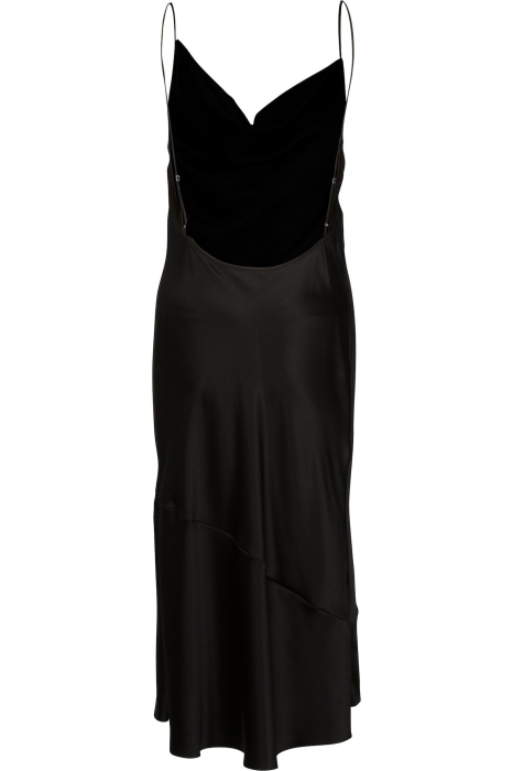 Satin dress black