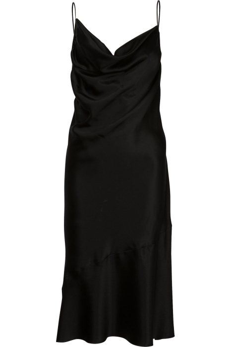Satin dress black