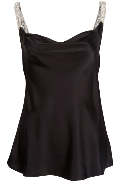 Black silk blouse