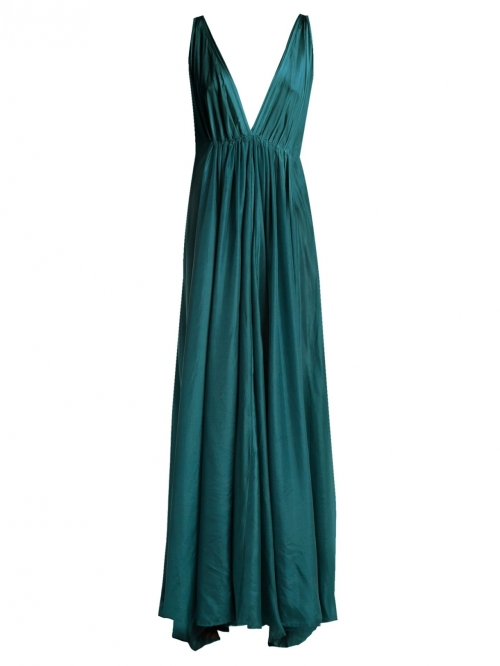 Long silk dress 