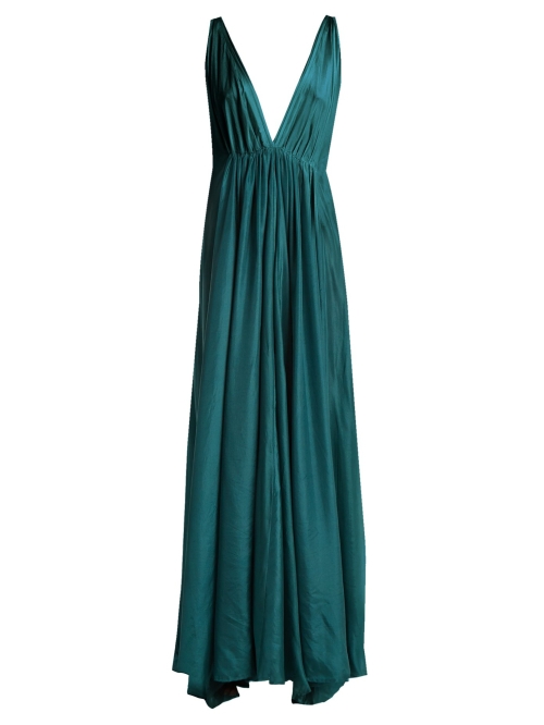 Long silk dress 